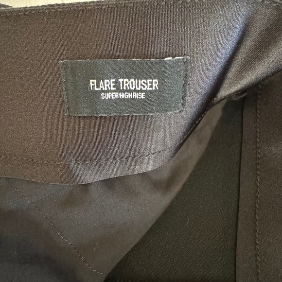 NEW Express Super High Rise Flare Trouser - Picture 9 of 11